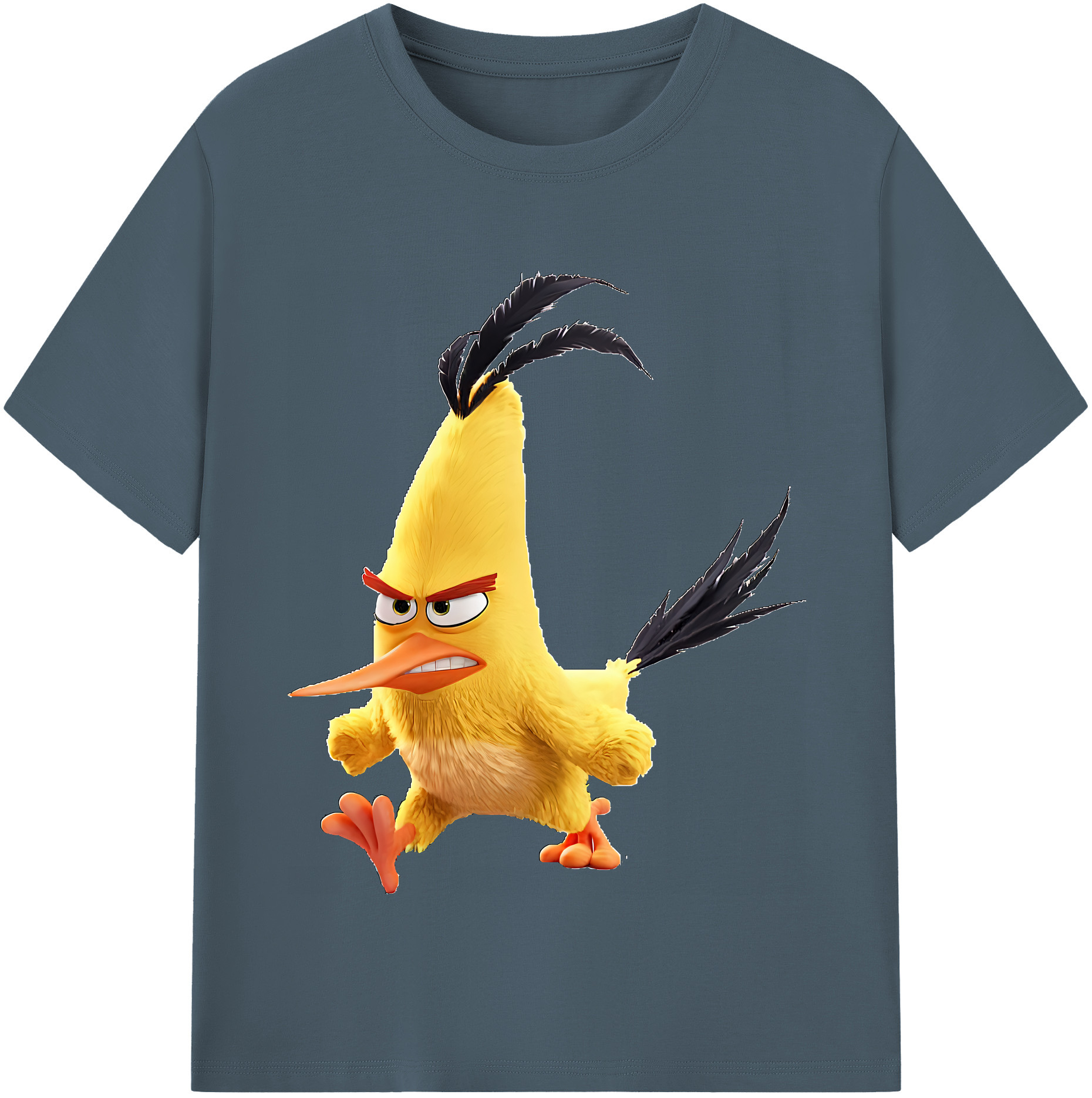（画像用） Angry Birds アングリーバード 綿100％半袖Tシャツ（フロントプリント）